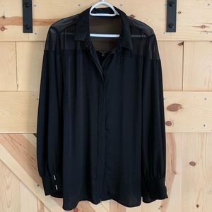 Prabal Gurung Lane Bryant Black Blouse Size 20